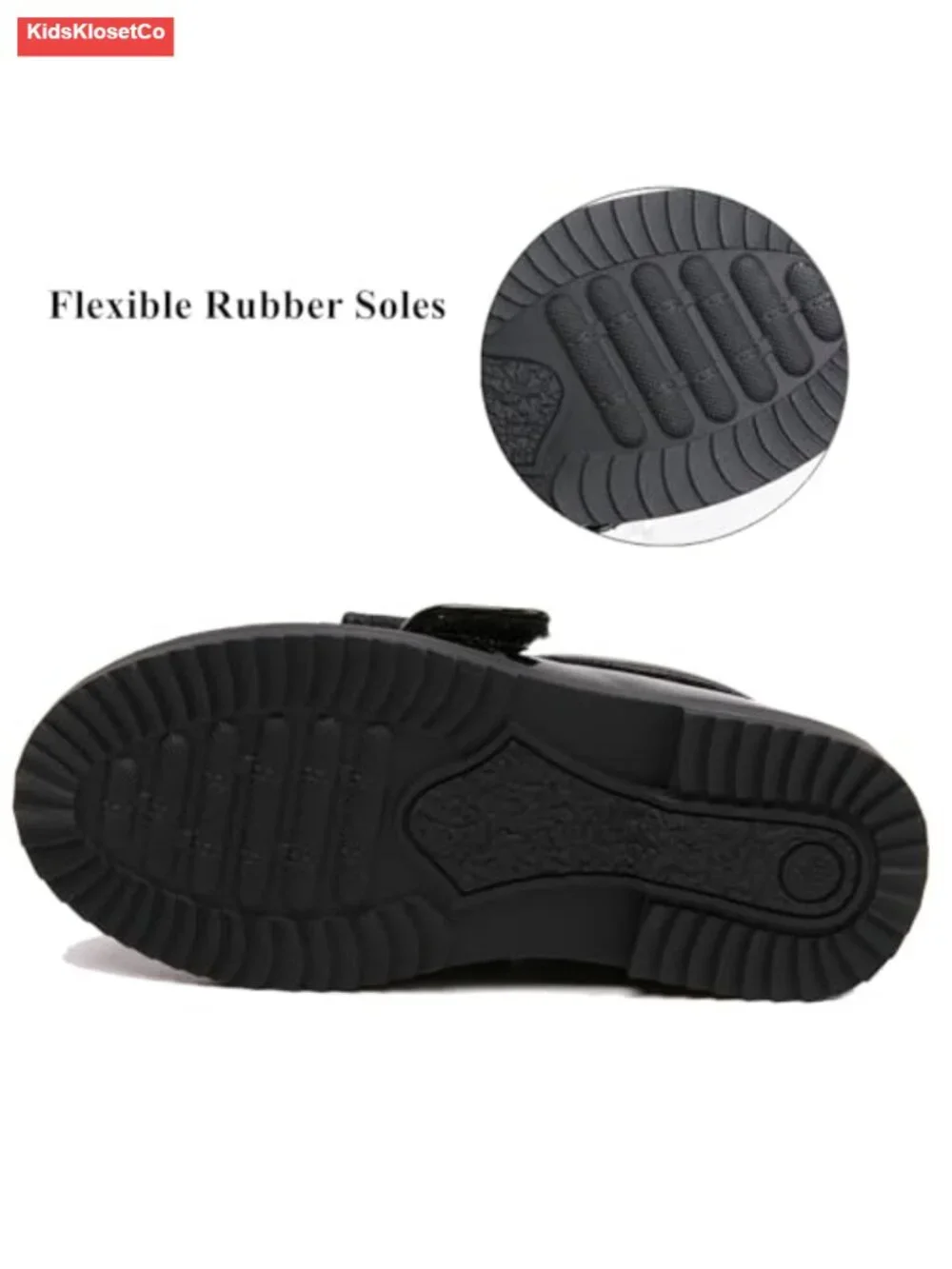 Girls Patent Leather Bowknot Loafers Slip-On Dress Shoes